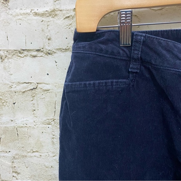 Talbots Navy Blue Cotton Strerch Curvy Corduroy Pants - Picture 2 of 6